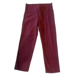 Athleta Capri Leggings XS Plum/Dark Raspberry